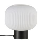 Lampa Stołowa Szklana Milford Czarna 48965001 Nordlux