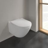 Miska WC Wisząca Universo TwistFlush 56x37 + Deska Wolnopadająca Combi-Pack 4670T901 Villeroy&Boch