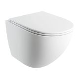 Miska Toaletowa Wisząca Silent Power Z Deską Wolnoopadającą 54x37cm Ottawa Comfort Biały Mat OTTAWACSPMWBM Omnires