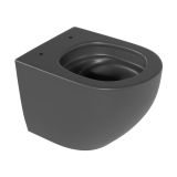 Miska Wc 48 Cm Wisząca Bezrantowa Z Systemem Spłukiwania Spin 360 Luqa Czarny Mat CEAC.6403.480.BLM Excelent