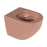 Miska Wc 48 Cm Wisząca Bezrantowa Z Systemem Spłukiwania Spin 360 Luqa Terracotta Mat CEAC.6403.480.TEM Excelent