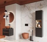 Miska Wc 48 Cm Wisząca Bezrantowa Z Systemem Spłukiwania Spin 360 Luqa Terracotta Mat CEAC.6403.480.TEM Excelent