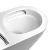 Miska WC Nox 1.1 Z Systemem Spłukiwania AquaTwist Z Deską Wolnoopadającą Slim Biały 0115-AT Emporia