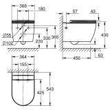 Miska WC Podwieszana Bau Ceramika Biel Alpejska 103860SH00 Grohe
