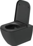 Miska WC Rimless Happy D.2 36,5x54 Anthracite Mat 2222098900 Duravit