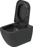 Miska WC Rimless Happy D.2 36,5x54 Anthracite Mat 2222098900 Duravit