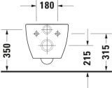 Miska WC Rimless Happy D.2 36,5x54 Anthracite Mat 2222098900 Duravit