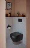 Miska WC Subway 2.0 37,5x56,5 CeramicPlus Czarny Mat 5614R0S5 + 8M42S1S5 Villeroy&Boch