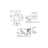 Miska WC Subway 2.0 ViFresh Z Deską Wolnoopadającą 5614A101+ 9M78S101 Villeroy&Boch