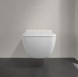 Miska WC Venticello Z Deską Wolnoopadającą CeramicPlus Weiss Alpin 4611RSR1 Villeroy&Boch