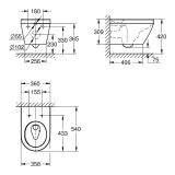 Miska WC Wisząca Długa 54cm Euro 2.0 Biel Alpejska 102485SH00 Grohe