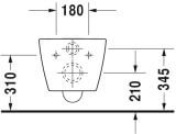 Miska WC Wisząca Rimless Me By Starck 37x57 Biały 2529090000 Duravit