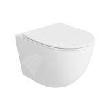 mini: Miska WC Wisząca Sinto 3.0 Bezkołnierzowa Z Deską Wolnoopadającą Biały 356752 Lavita (1)