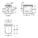 Miska WC Z Deską WC Wolnoopającą Euro 2.0 Biel Alpejska 102509SH00 Grohe