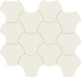 Mozaika Cielo E Terra Bianco Up Down 1 Mat 10 mm 29,8x34,3 Tubądzin
