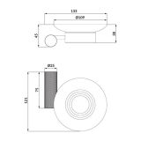 mini: Mydelniczka Zen Chrom S951-894 Cersanit (2)