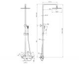 Kolumna Prysznicowa Arnika Chrom NAC01QK Deante