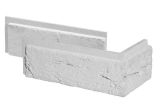 Narożnik Cegłopodobny Z Fugą Boston 2 White 9/20x7,3 cm Stegu
