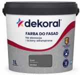 Farba Akrylowa Do Fasad Polinit Grafit 1L Dekoral