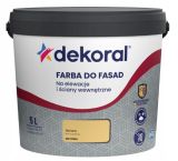 mini: Dekoral FARBA DO FASAD Polinit Sahara 5L matowa (1)