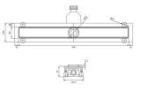 Odpływ Liniowy Lowfix Srebrny 90cm LOWFIX90TSL Omnires