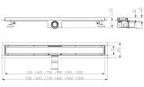 Odpływ Liniowy Sleek 800 OD.H.SLEEK-800 Hydroland