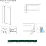 Parawan Nes 8 PNJ 60 Lewy Nes 8 10061060-01-01L Radaway