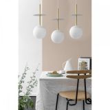 Lampa Wisząca Plaat A Złoto-Biały PLL331P0 Ummo