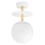 Plafon Plaat B Złoto-Biały PLB11303 Ummo