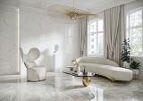 Płytka Gresowa Marmo Thassos White Poler 119,7x119,7 Cerrad x La Mania Home gr. 8mm