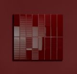 Płytka Ścienna Groove Burgundy 1 Połysk Str. 29,8x7,8 Tubądzin