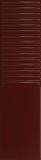 Płytka Ścienna Groove Burgundy 2 Połysk Str. 29,8x7,8 Tubądzin