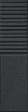 Płytka Ścienna Groove Graphite Sugar 2 Str. 29,8x7,8 Tubądzin