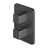 Termostatyczna Bateria Prysznicowo-Wannowa Podtynkowa Parma Grafit PM7436GR Omnires