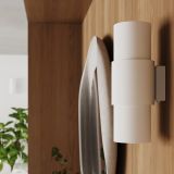 mini: Sollux Kinkiet FLASH biały Blue Sapphire minimalistyczny E27 (4)