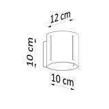 mini: Sollux Kinkiet INEZ biały Deep Space G9 (9)