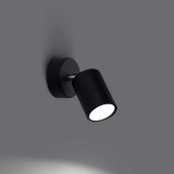 mini: Sollux Kinkiet LEMMI 1 czarny Gu10 (6)