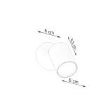 mini: Sollux Kinkiet LEMMI 1 czarny Gu10 (8)