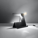 mini: Sollux Lampa biurkowa INCLINE czarna Ezio Pescatori E27 (7)