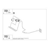 mini: Sollux Lampa biurkowa INCLINE czarna Ezio Pescatori E27 (9)