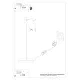 mini: Sollux Lampa biurkowa RING biały Bittersweet Shimmer Gu10 (8)