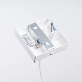 Sollux Lampa wisząca ARIES biała Peach Puff skandynawski E27