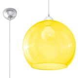 mini: Sollux Lampa wisząca BALL żółta French Sky E27 (1)