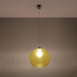mini: Sollux Lampa wisząca BALL żółta French Sky E27 (6)