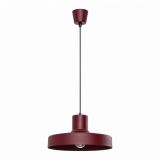 mini: Sollux Lampa wisząca BILO burgund Crimson nowoczesny E27 (1)