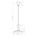 mini: Sollux Lampa wisząca BILO burgund Crimson nowoczesny E27 (13)