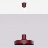 mini: Sollux Lampa wisząca BILO burgund Crimson nowoczesny E27 (5)