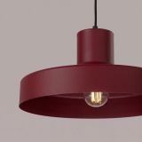 mini: Sollux Lampa wisząca BILO burgund Crimson nowoczesny E27 (7)