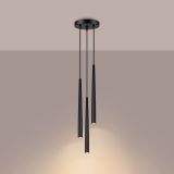 mini: Sollux Lampa wisząca BLISS 3P czarna Ocean Green nowoczesny G9 (7)