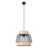 mini: Sollux Lampa wisząca BRILO Powder Blue industrialny E27 (1)